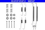 ATE Set accesorii, sabot de frana ATE 03.0137-9147.2 (03.0137-9147.2)