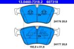 ATE Set placute frana, frana disc ATE 13.0460-7318.2 (13046073182)