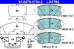 ATE Set placute frana, frana disc ATE 13.0470-5794.2 (13047057942)