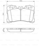 Bosch Set placute frana, frana disc BOSCH 0 986 494 423 (0986494423)