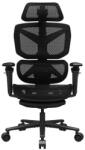 COUGAR Scaun gaming COUGAR Terminator Air, Max 120 kg, Suport picioare, Ajustare tetiera 3D, Cotiere cu hiperrotatie 3D (Negru) (CGR-TAR-ORB)