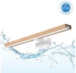 Brilagi - Iluminare LED 3 în 1 pentru oglindă de baie WOODY MIRROR LED/12W/230V IP44 alb/stejar (BG5131)
