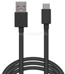 Delight 2m fekete USB Type-C adatkábel (55550BK-2) (55550BK-2)