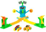 Mattel Hot Wheels Monster Trucks Neon Smashers 2 az 1-ben űtközések versenypálya (JML03) - morzsajatekbolt