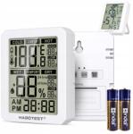 Habotest Meteorológiai állomás Habotest HT682, hőmérő és páratartalommérő, LCD képernyő, fehér, 88, 5x69, 5x22mm, (HT682)