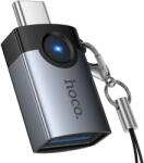 hoco. UA46C szürke USB-C - USB-A OTG adapter