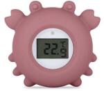 Petite&Mars Termometru Digital Petite&Mars Crabul Caleb Multifunctional Ecran Usor de Citit Valoare Precisa Silicon Sigur Avertizare Temperatura +0luni Roz (583820) Termometru apa de baie