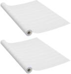 vidaXL 2 db fehér faszínű öntapadó PVC ajtófólia 210 x 90 cm (3059647VidaXL)