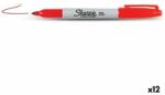 Sharpie 12 db-os marker készlet, SHARPIE, piros, 0, 9 mm