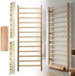  Bordásfal insportline dualmar 250x90 cm, erős és tartós kialakítás, lakkozott felület, tartozékok rögzítésének lehetősége, könnyű karbantartás (ISL-30416/szines)