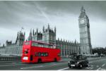 Media Öntapadó és mosható falfestmény Színes Londonban, 400 x 250 cm (FOTOTAP8636)