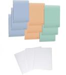 Herlitz Pachet 10 caiete A5 + coperti, 48 file, dictando, hartie 70 g/mp FSC, coperta PP, culori asortate, Herlitz PCKHZ400211738COP