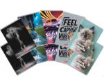 Herlitz Caiet A5 48 file, hartie 70g/mp FSC mix, patratele, Megamix 3, diverse modele, 10 buc/set, Herlitz PCKHZ400211734