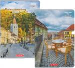 Herlitz Caiet A4 100 file, hartie 70g/mp FSC mix, dictando, Romania, diverse modele, Herlitz HZ400211752