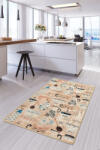 Conceptum Hypnose Hall Carpet (80 x 150) Multicolor Coffee Cat