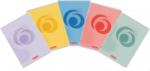 Herlitz Caiet A5 80 file, hartie 70g/mp FSC mix, dictando, Rainbow, diverse culori, 5 buc/set Herlitz PCKHZ400211736