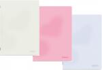 Herlitz Caiet A4 80 file, hartie 70g/mp FSC, coperta PP, patratele, diverse culori, Herlitz HZ400211759