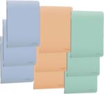 Herlitz Caiet A5 48 file, hartie 70g/mp FSC, coperta PP, dictando, diverse culori, 10 buc/set, Herlitz PCKHZ400211738