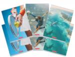 Herlitz Caiet A4 80 file, hartie 70g/mp FSC mix, dictando, Megamix, diverse modele, 5 buc/set, Herlitz PCKHZ400211754