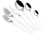  Hermia Cutlery Set (36 Pieces) Silver White Carre - Silver, White