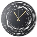 Wallity Dekoratív Fém Falióra Fekete WATCH-043 (805BSG1112)