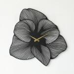 Wallity Dekoratív Fém Falióra Black Azalea Fém Falióra - APS039 49 - Fekete (507ATP1505)
