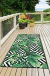 Conceptum Hypnose Hall Carpet (80 x 150) Multicolor Tropic - Green