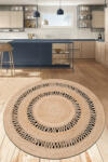 Conceptum Hypnose Carpet (200 cm) Multicolor Jute Çap 200
