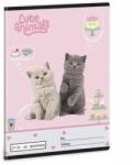 Ars Una Cute Animals: Tea Party négyzetrácsos füzet - A/5-ös (53635327) - jatekbolt