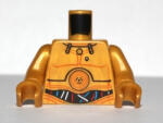 LEGO® Alkatrészek (Pick a Brick) Gyöngyházarany C-3PO felsőtest 6024142 (6024142)