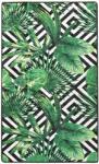 Conceptum Hypnose Hall Carpet (80 x 200) Multicolor Tropic - Green