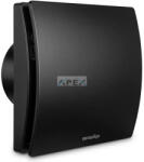 Aerauliqa Quantum MX-100 ventilátor utószellőztető és páraérzékelő funkcióval, multi speed funkcióval, fekete