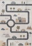 Conceptum Hypnose Carpet (80 x 150) Cream Grey Bohem Kids Road - Cream, Grey