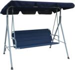 Heinner Balansoar 3 locuri Heinner, 175x112x152 cm, otel/poliester, bleumarin