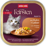 Animonda Vom Feinsten 64x85g animonda vom Feinsten Adult csirke & máj aszpikban nedves macskatáp