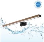 Brilagi -LED Fürdőszobai tükörvilágítás 3 az 1-ben WOODY MIRROR LED/15W/230V IP44 fekete/tölgy dió 8590828018292 (BG5135)