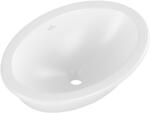 Villeroy & Boch Loop & Friends mosdótál 48.5x32.5 cm ovális alulról beépíthető fehér matt 4A5400RW (4A5400RW)