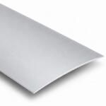  Eloxált alumínium burkolatváltó profil - ragasztható (100 cm/6 cm) - matt ezüst (454301002)