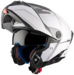 MT Helmets Casca MT Helmets Atom 2 SV - Flip-up, alb lucios, Ochelari soare incluși, ECE 22.06 (1335000000)