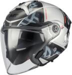 MT Helmets Casca MT Helmets Cosmo SV Arrow - Open face, gri lucios, Ochelari soare incluși (1361D20C210)