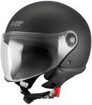 MT Helmets Casca MT Helmets Street S Pure - Open face, negru mat, ECE 22.06 (133800PA120)