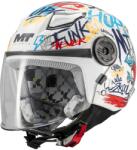 MT Helmets Casca MT Helmets Lite Crew - Open face, alb lucios, ECE 22.06 (1329D34A51Y)