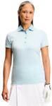 J. Lindeberg Tour Tech Print Polo Bridge Stack Skylight Női póló M