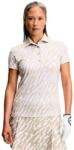 J. Lindeberg Tour Tech Print Polo Oak Island Fossil Női póló M