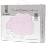 Lorelli Dombornyomott polár takaró 80x110cm - Pink
