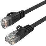 ORICO CAT7 Ethernet Hálózati Kábel 10 Gbps Flat - 20m - Fekete (PUG-C7B-200-BL-EP)