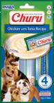 INABA Dog Churu Püré - csirke tonhallal 4 x 14 g