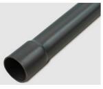 Dietzel Vastagfalú (MÜI) védőcső tokozott 21/3m UV-stabil 63mm/ 56mm PVC fekete merev UPRM 63 FEK UV 3/21M Dietzel - 108517 (108517)
