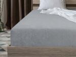  Cearsaf elastic din fleece MOLTON gri 90 x 200 cm