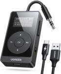UGREEN Modulator FM Transmitator Audio, Bluetooth 5.3, Type-C, Jack 3.5mm, 300mAh, Led Display - BT503 (45492) - Black (45492)